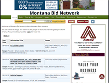 Tablet Screenshot of montanabids.com